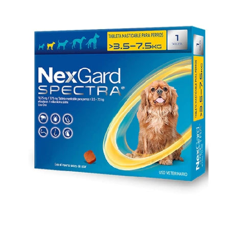 Nexgard Spectra 3.5 - 7.5 kilos