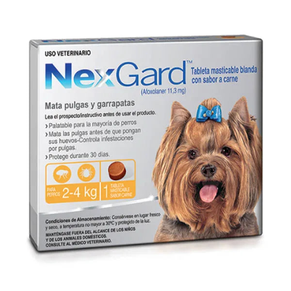 Nexgard 2 - 4 Kilos