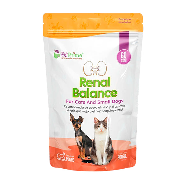 RENAL BALANCE FOR CATS Y SMALL DOGS X 60 NUGGETS Y UNIDAD