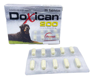 Doxican 200 Mg Blister X 10 Tabletas y Unidad