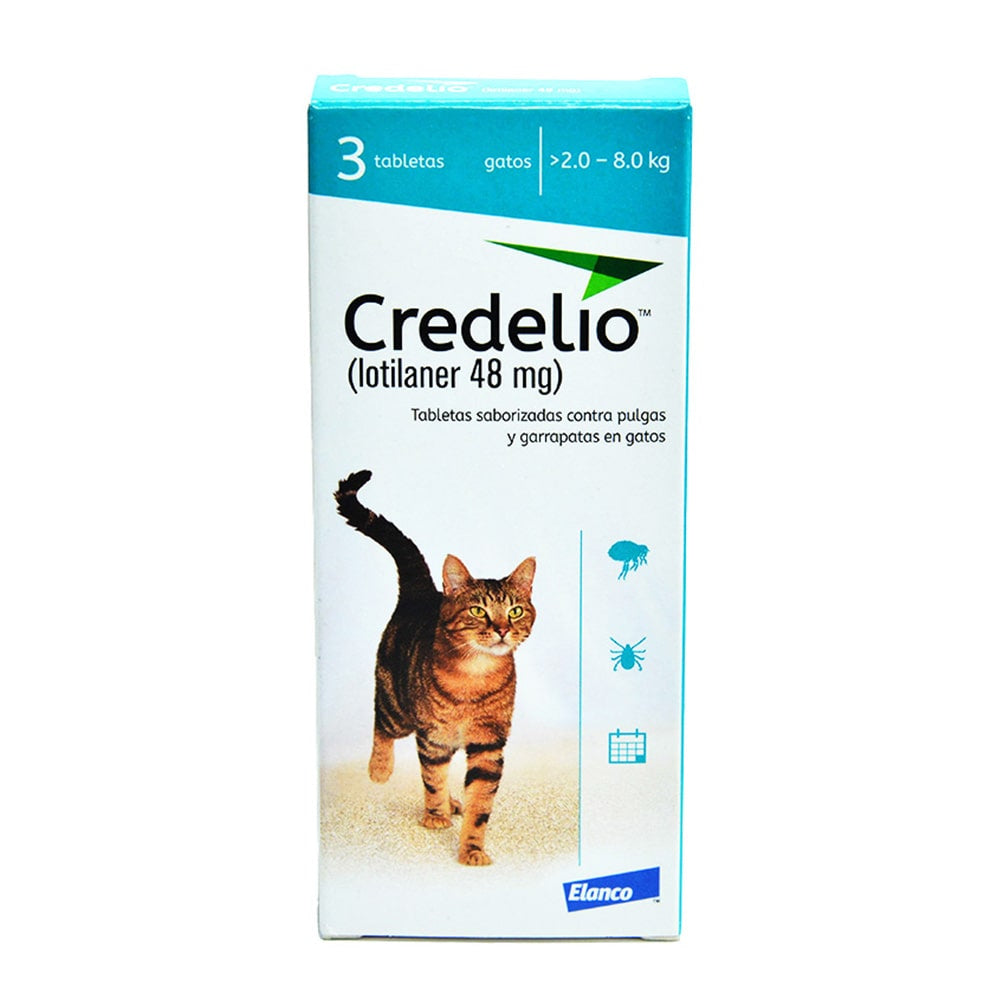 Credelio Gatos 2.0-8.0 Kilos Precio X Tableta